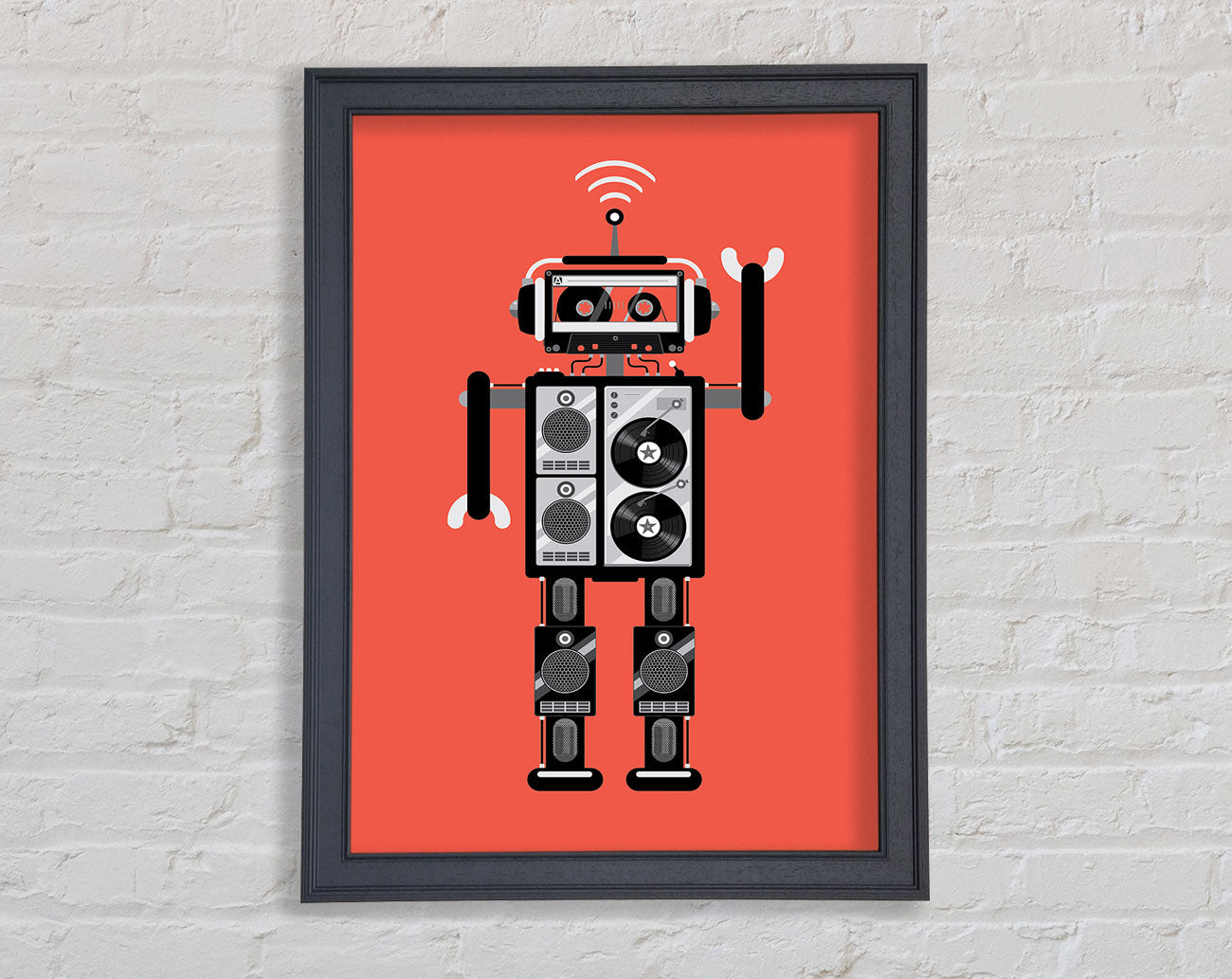 Robot Dance Framed Print