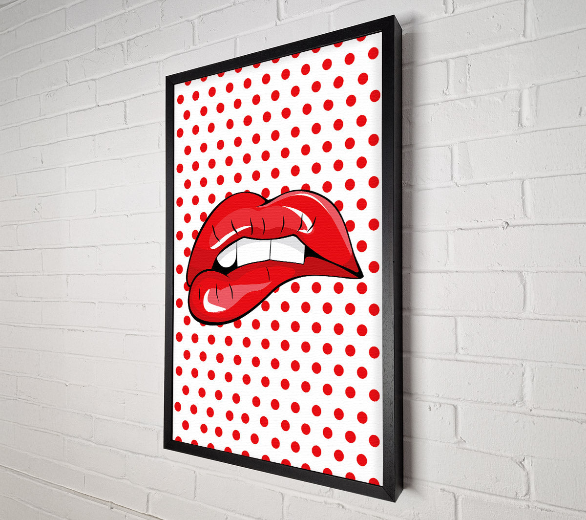 Red Lips 1 Canvas Wall Art