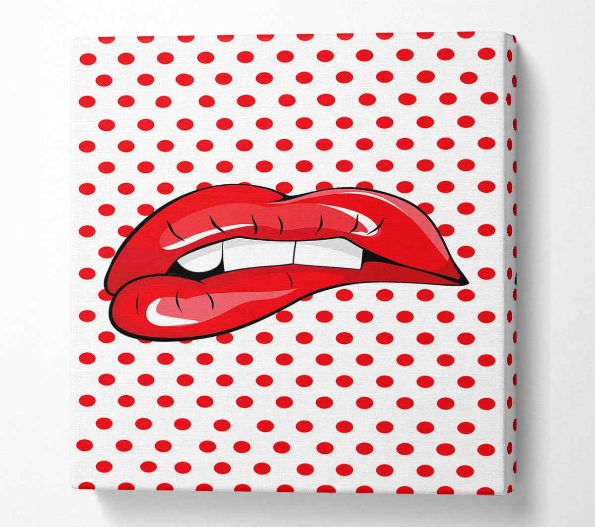 Red Lips 1 Canvas Wall Art