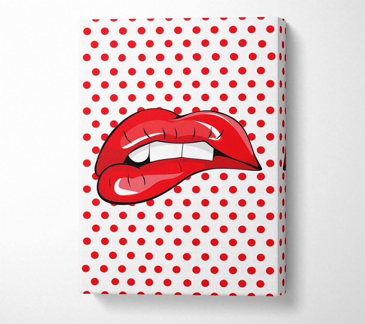 Red Lips 1 Canvas Wall Art
