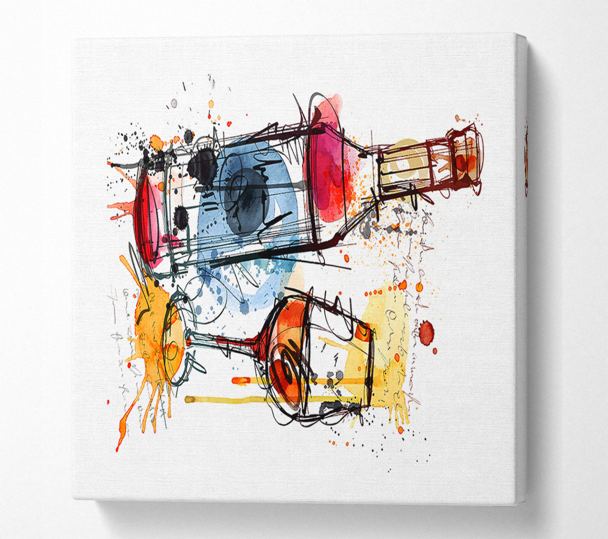 Wine Party Canvas Wall Art
