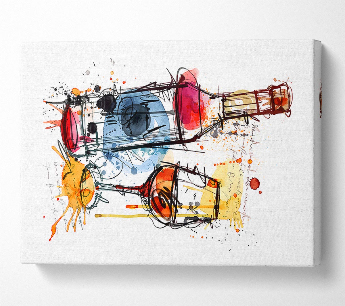 Wine Party Canvas Wall Art
