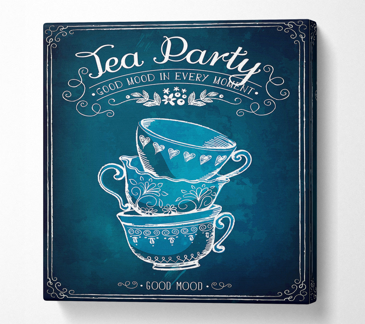 Tea Party 1 Canvas Wall Art