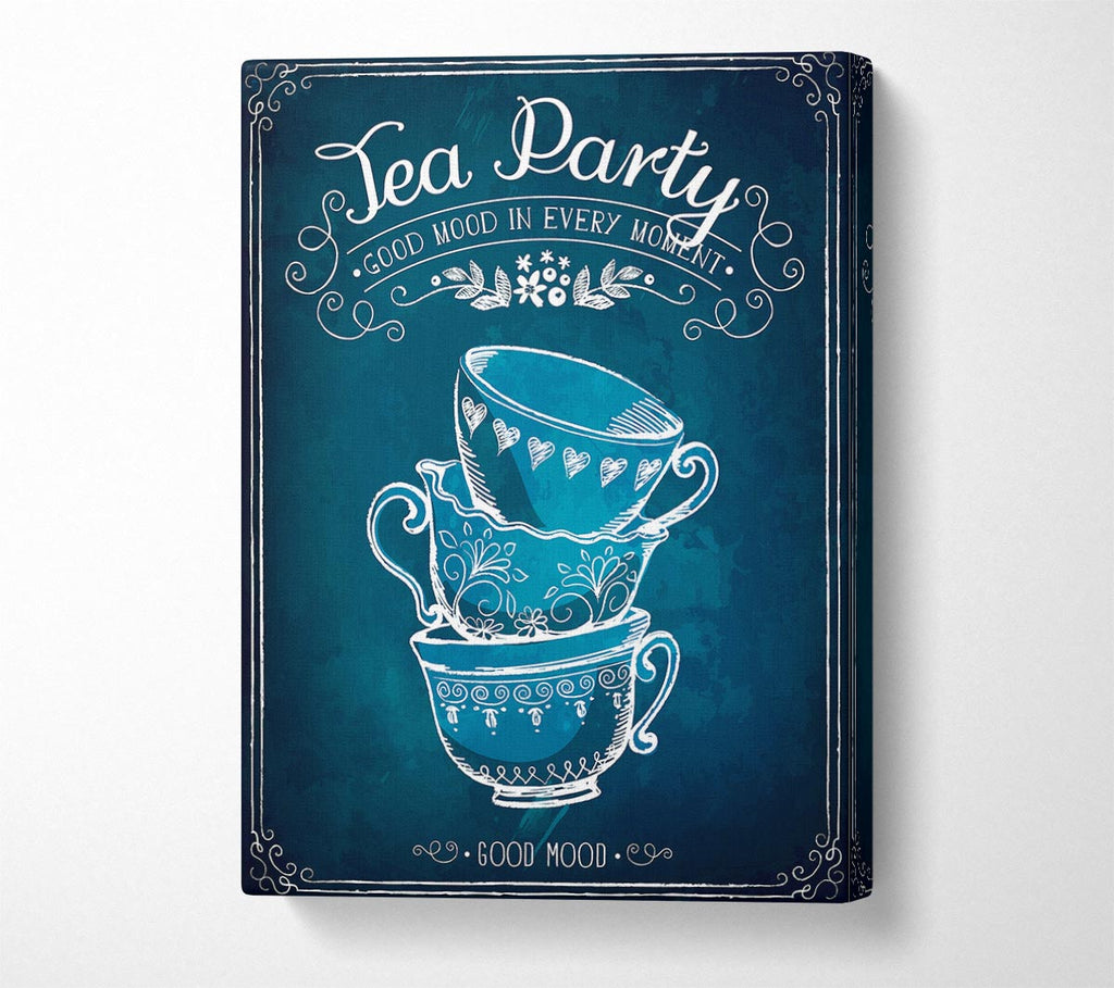 Tea Party 1 Canvas Wall Art