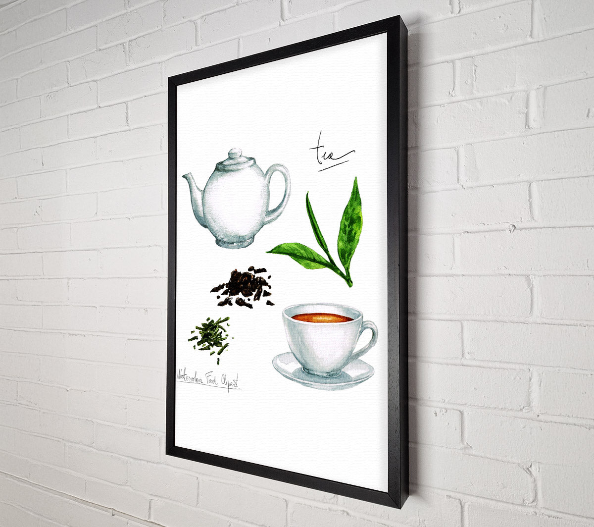 Tea Selection Canvas Wall Art