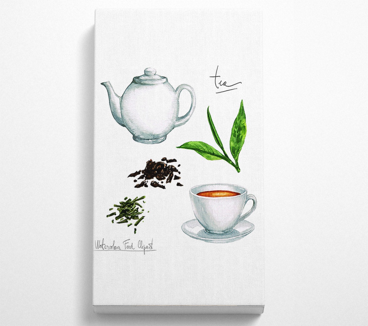 Tea Selection Canvas Wall Art