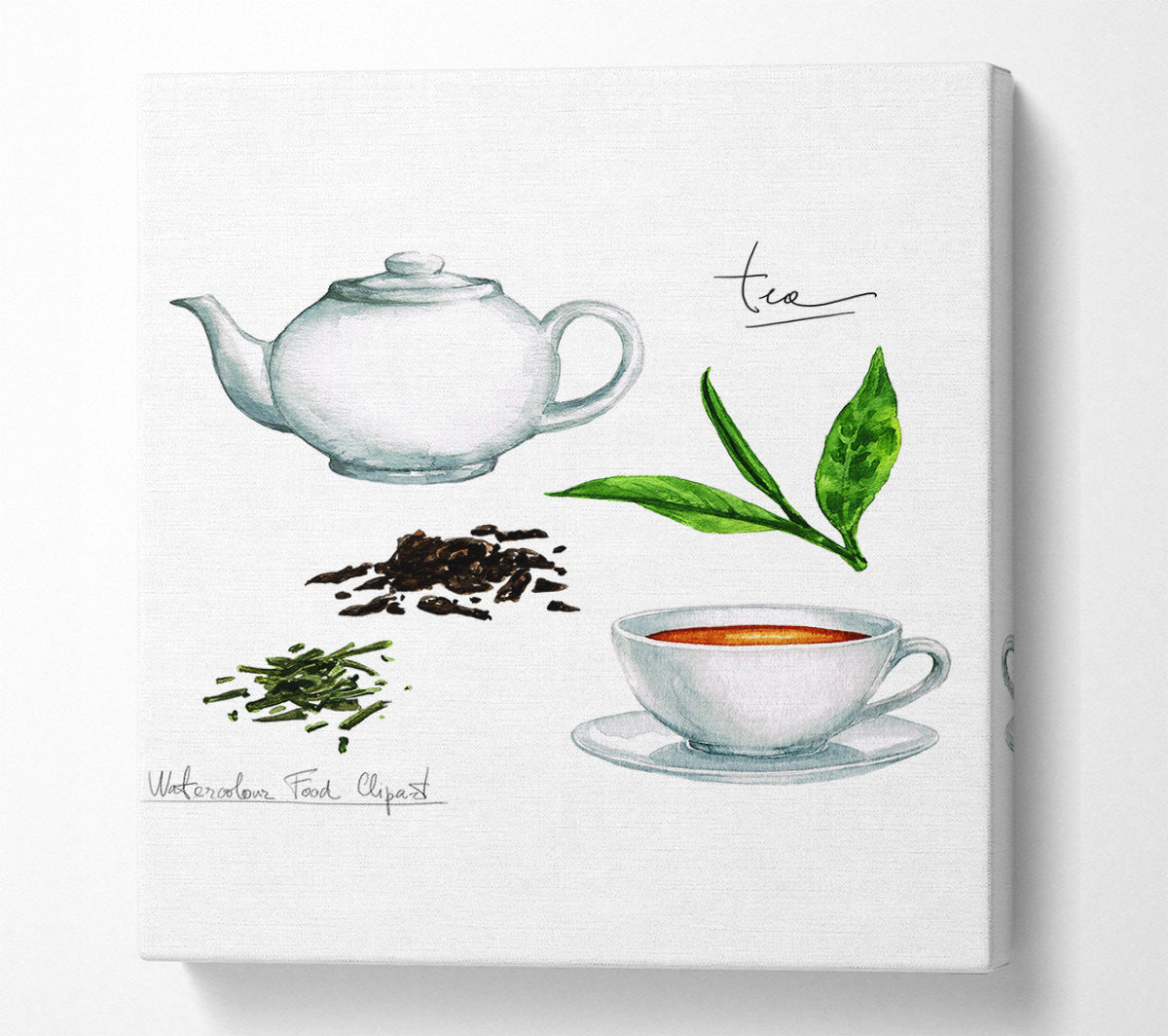 Tea Selection Canvas Wall Art