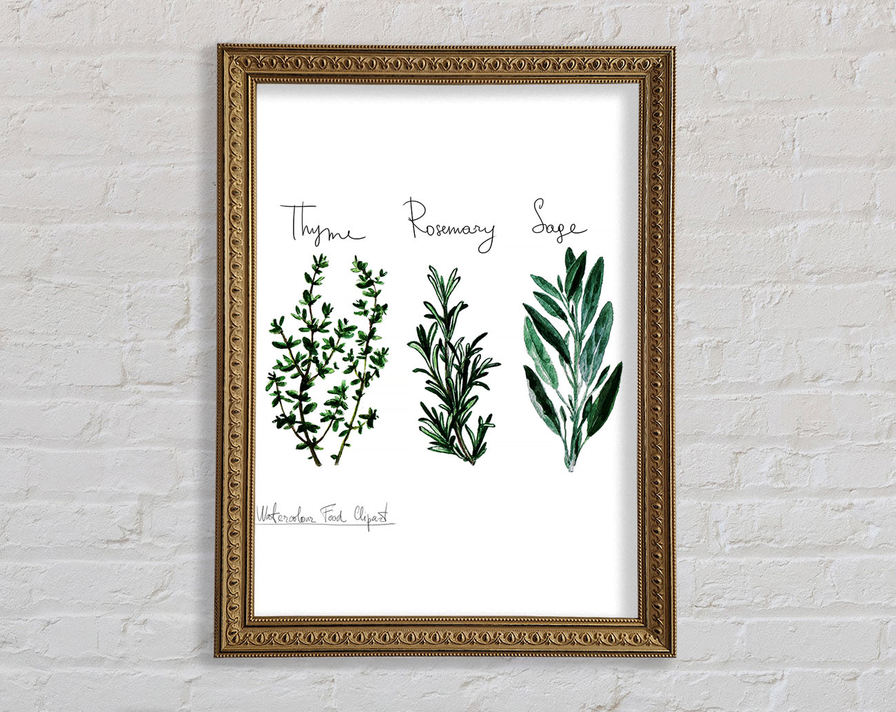 Herb Selection 3 Framed Print