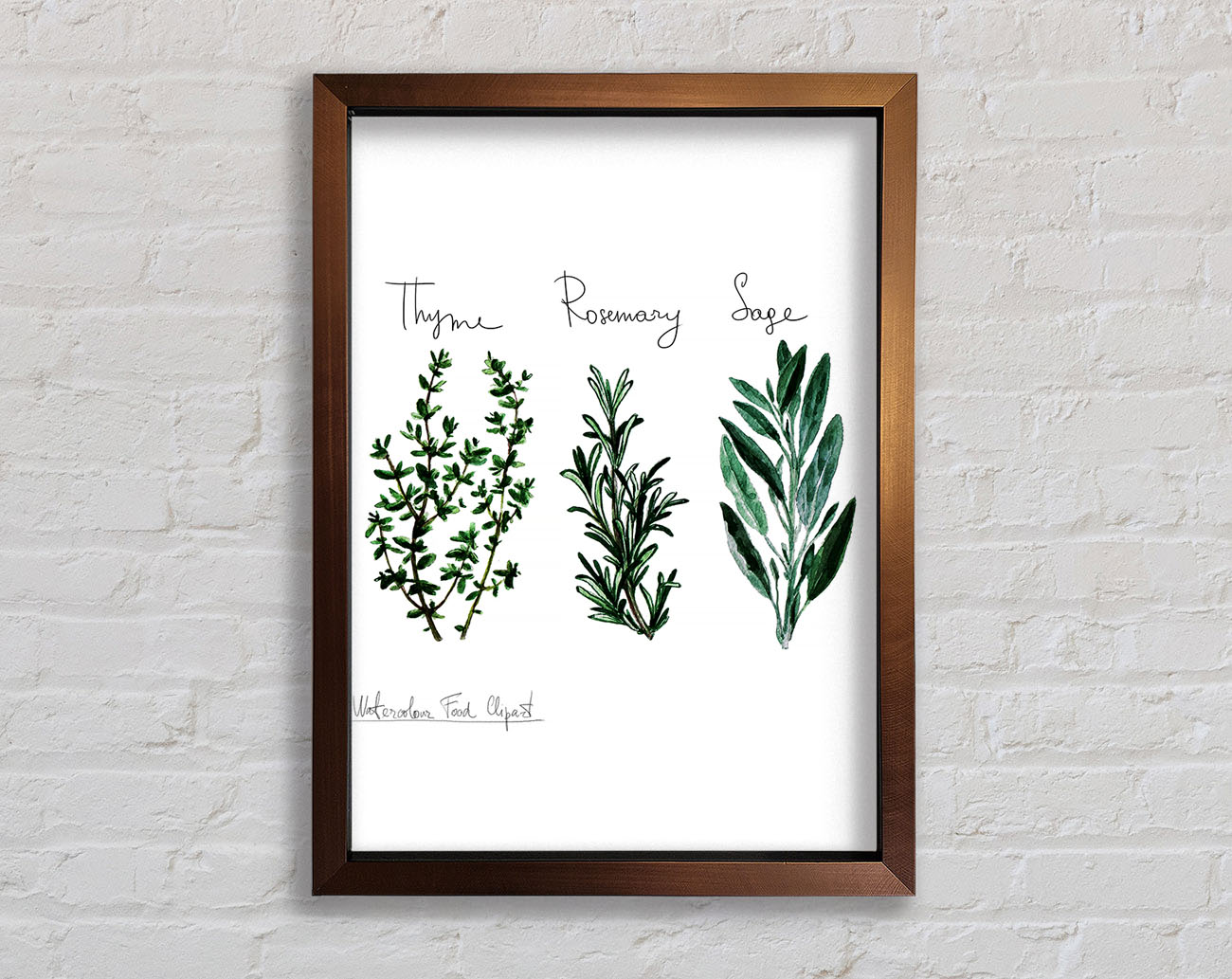 Herb Selection 3 Framed Print