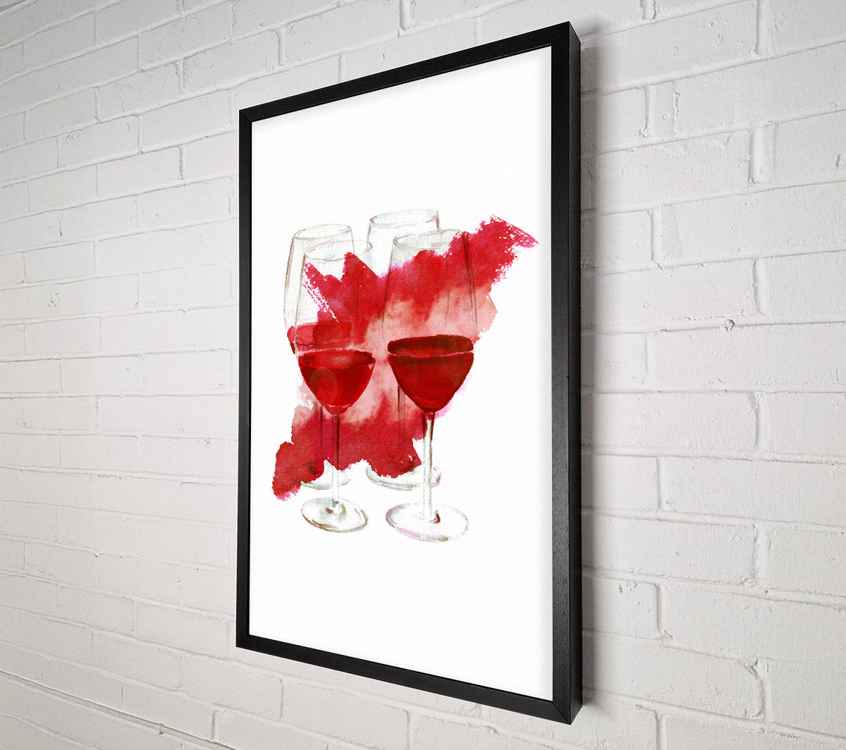 Red Wine Party Canvas Wall Art