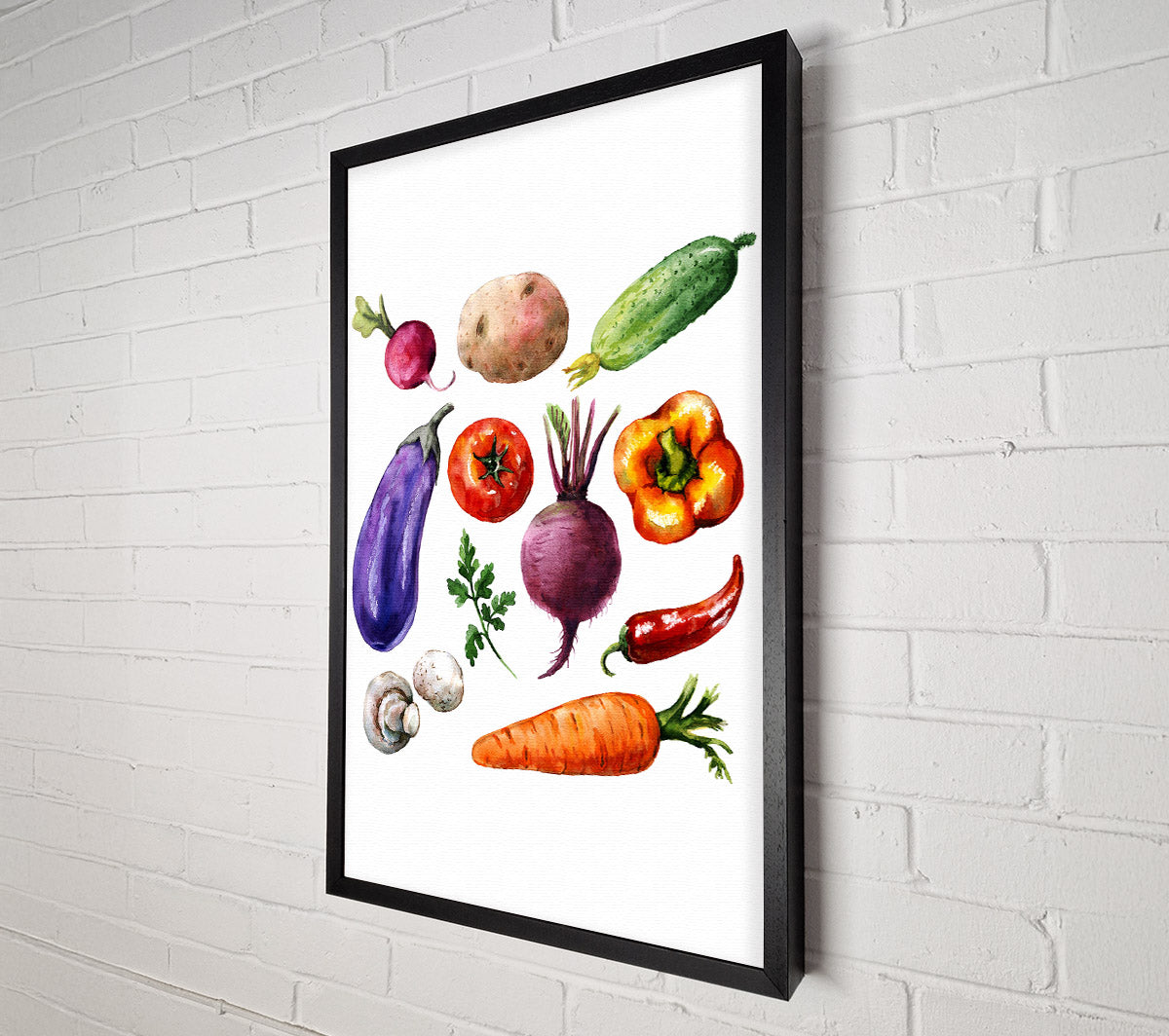 Vegetable Selection 2 Canvas Wall Art
