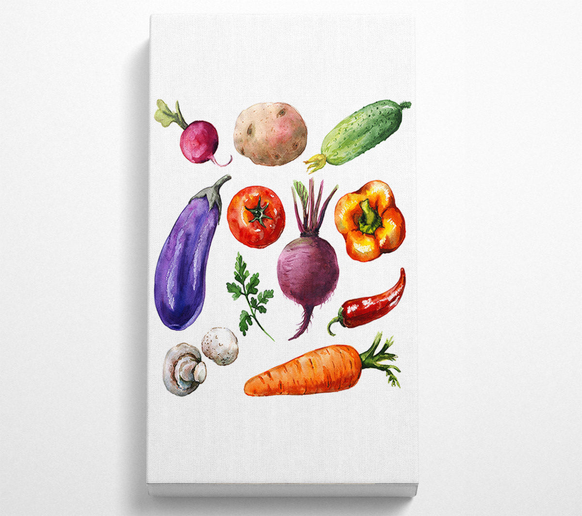 Vegetable Selection 2 Canvas Wall Art