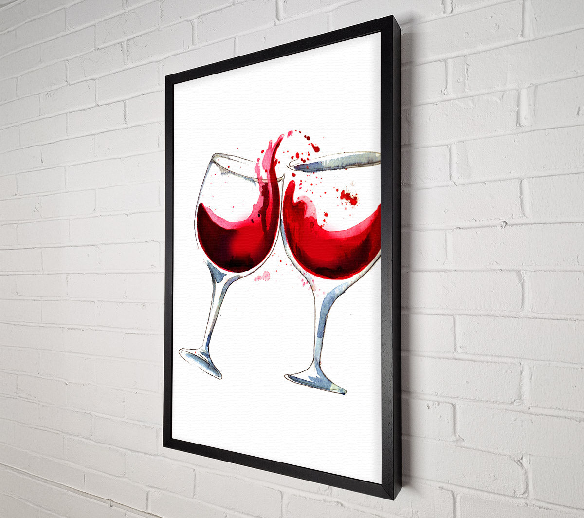 Red Wine Lovers Canvas Wall Art