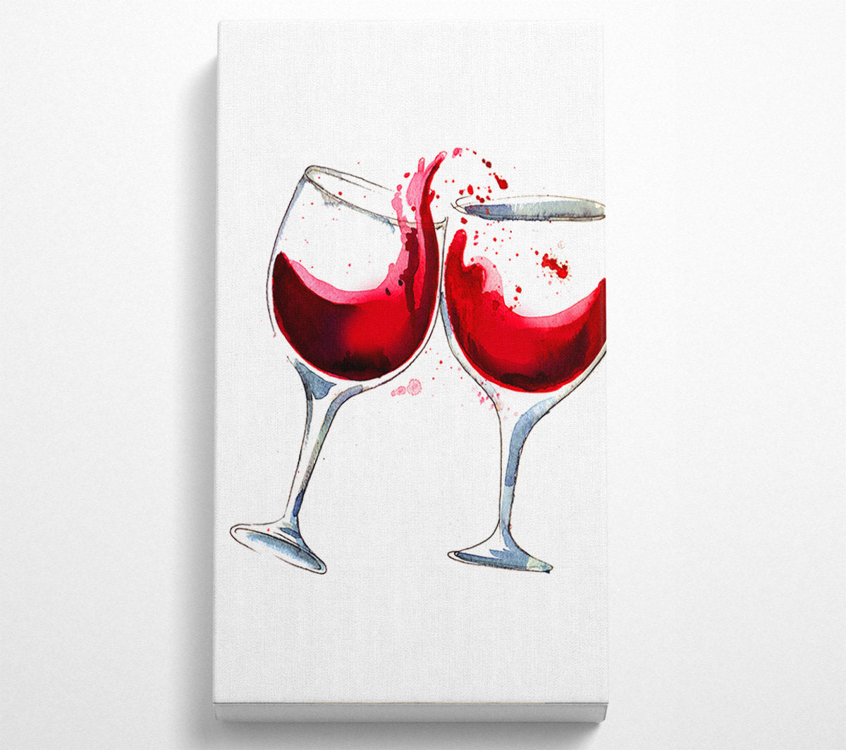 Red Wine Lovers Canvas Wall Art