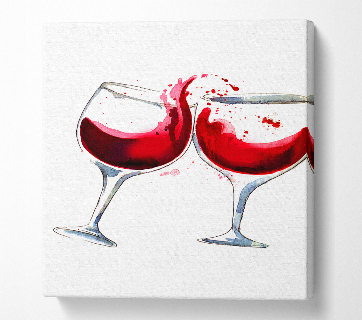 Red Wine Lovers Canvas Wall Art