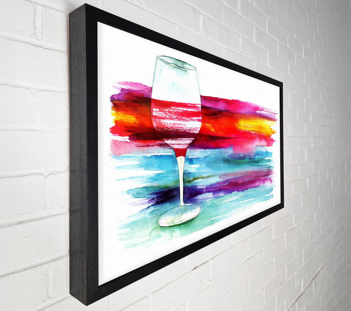 Wine Rainbow Canvas Wall Art