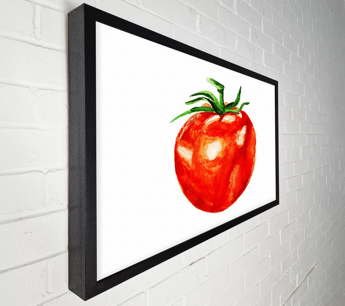 Single Tomato Canvas Wall Art