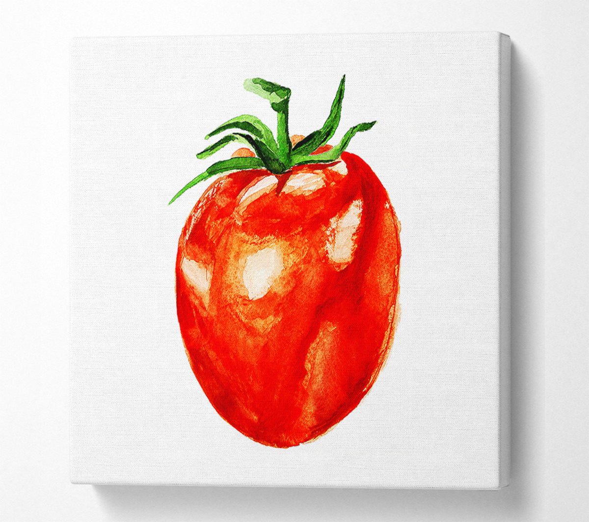 Single Tomato Canvas Wall Art