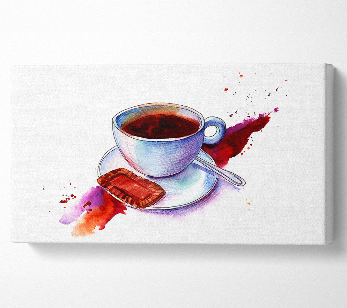 Tea And Biscuits Canvas Wall Art