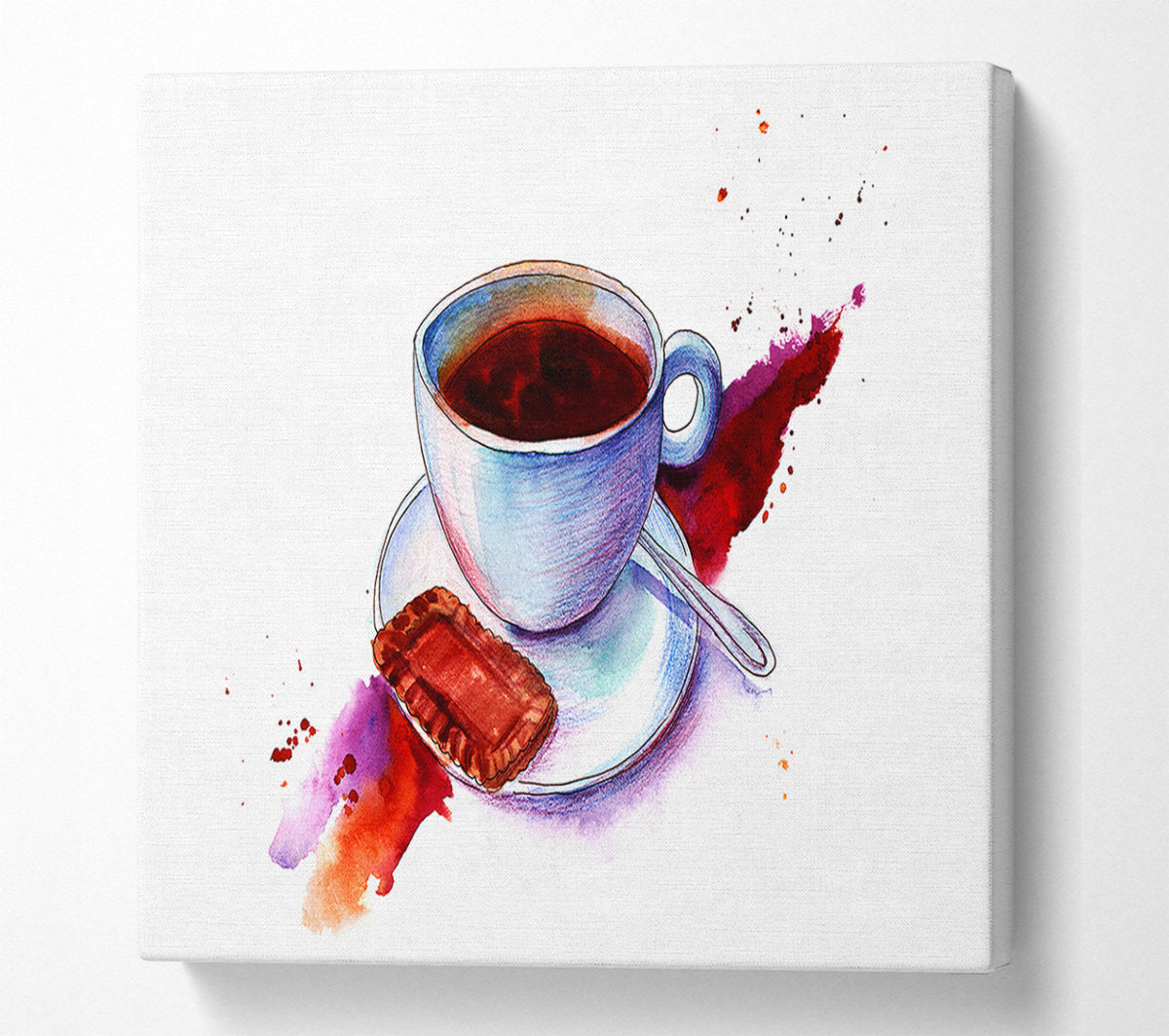 Tea And Biscuits Canvas Wall Art