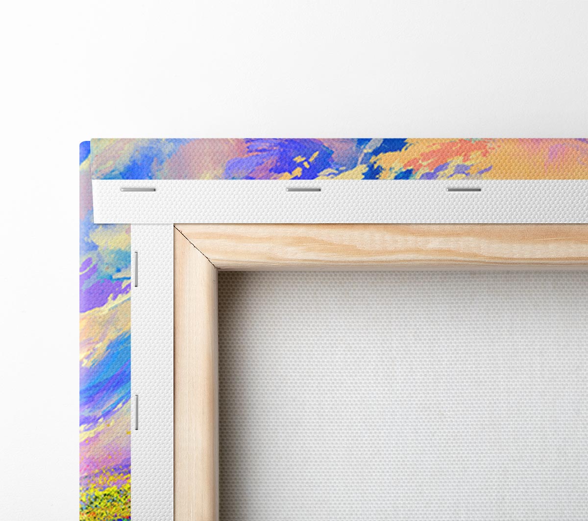 Rainbow Fields Canvas Wall Art