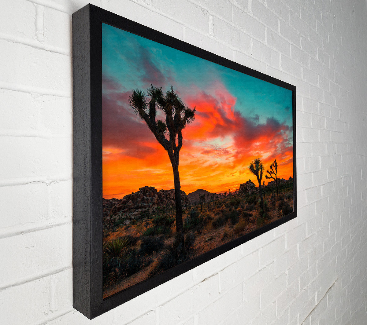 Sunset Desert Skies Canvas Wall Art
