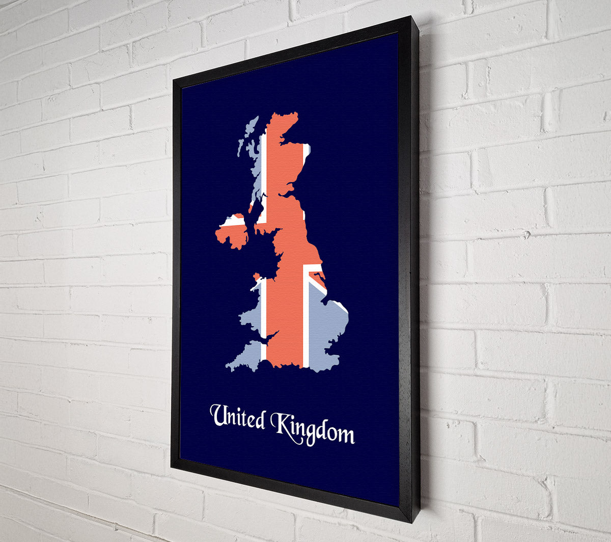 United Kingdom Flag 1 Canvas Wall Art