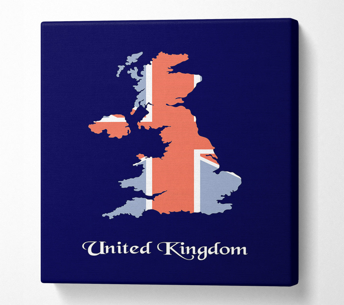 United Kingdom Flag 1 Canvas Wall Art