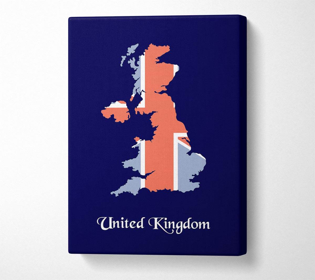 United Kingdom Flag 1 Canvas Wall Art