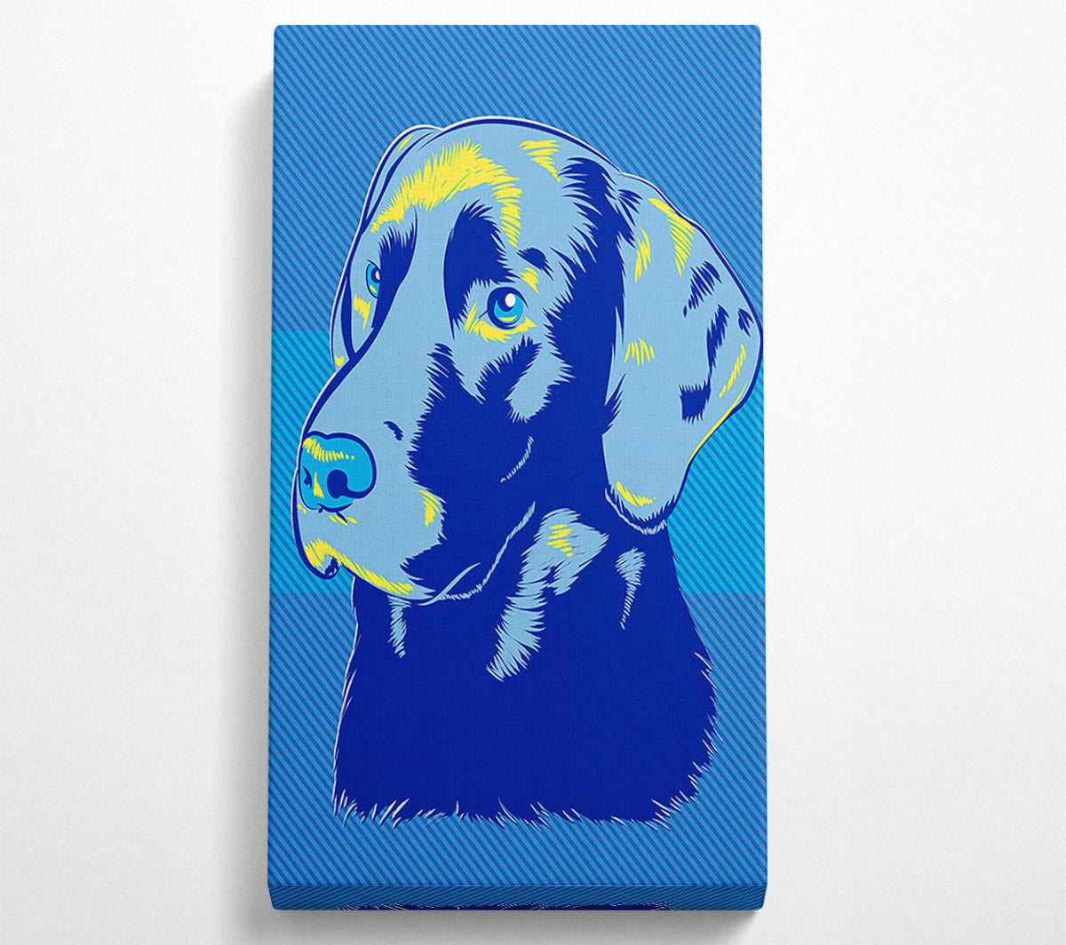 Pop Art Labrador Dog Canvas Wall Art