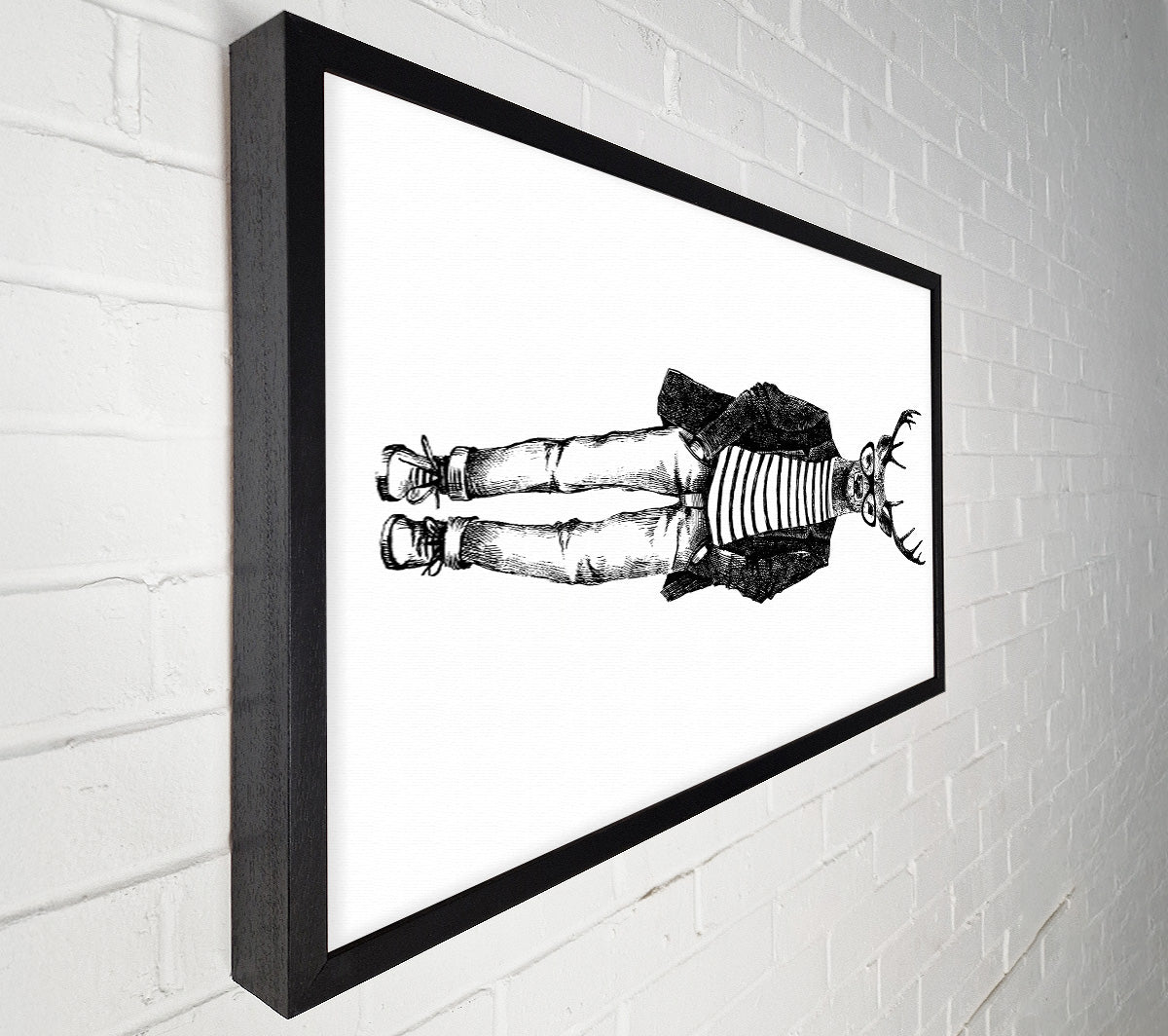 Steve The Stag Canvas Wall Art