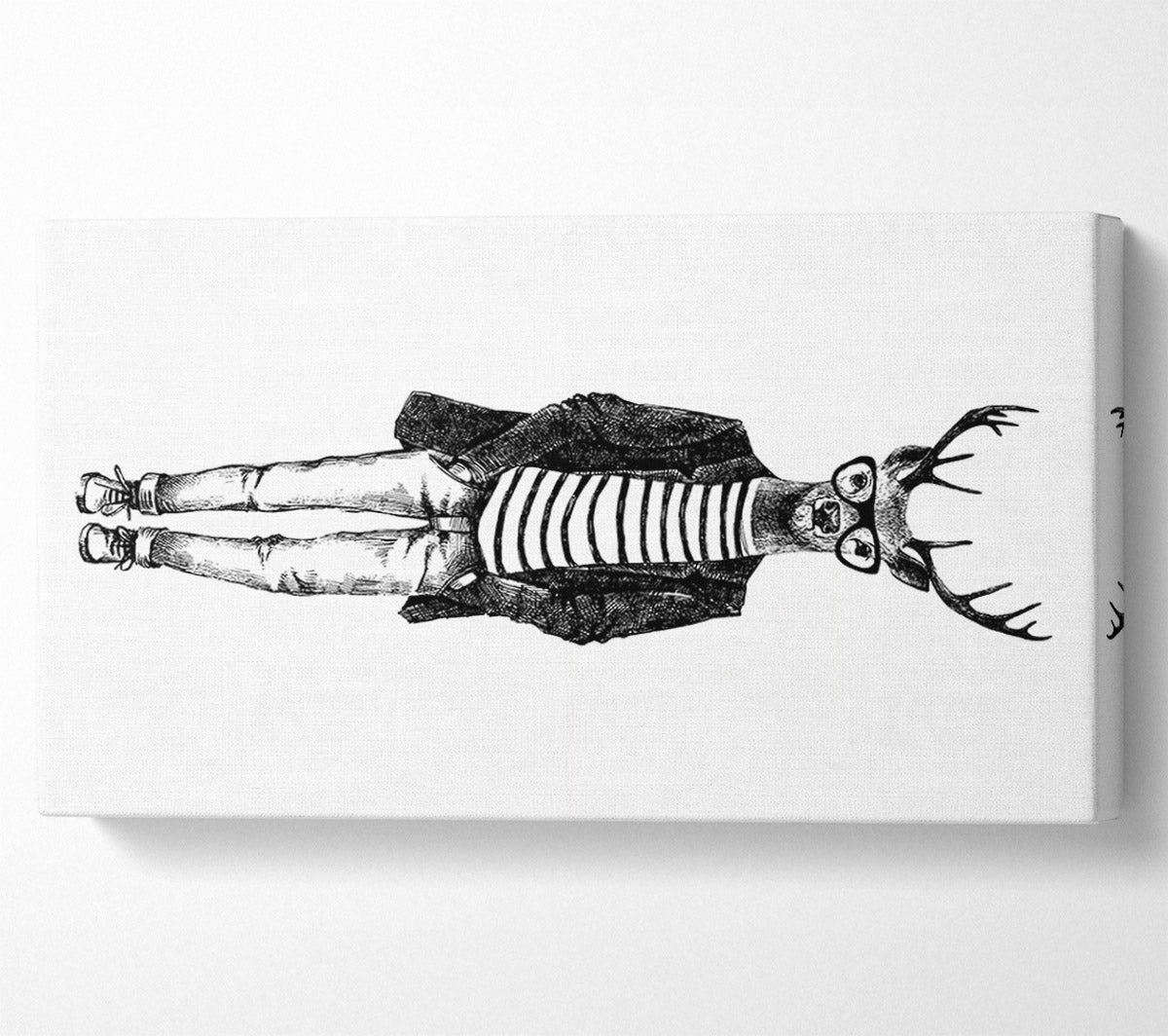 Steve The Stag Canvas Wall Art