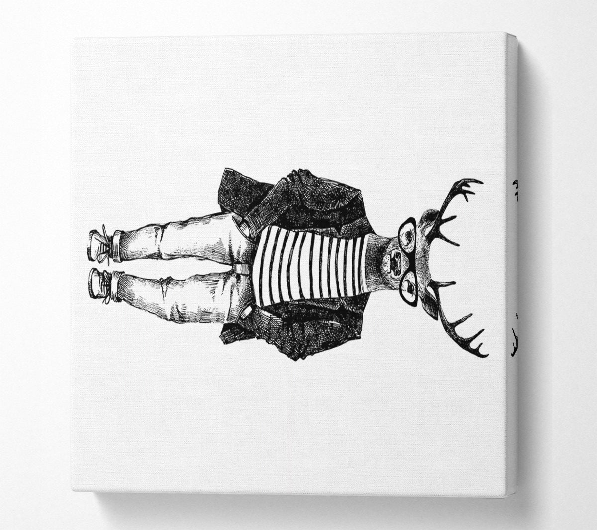 Steve The Stag Canvas Wall Art