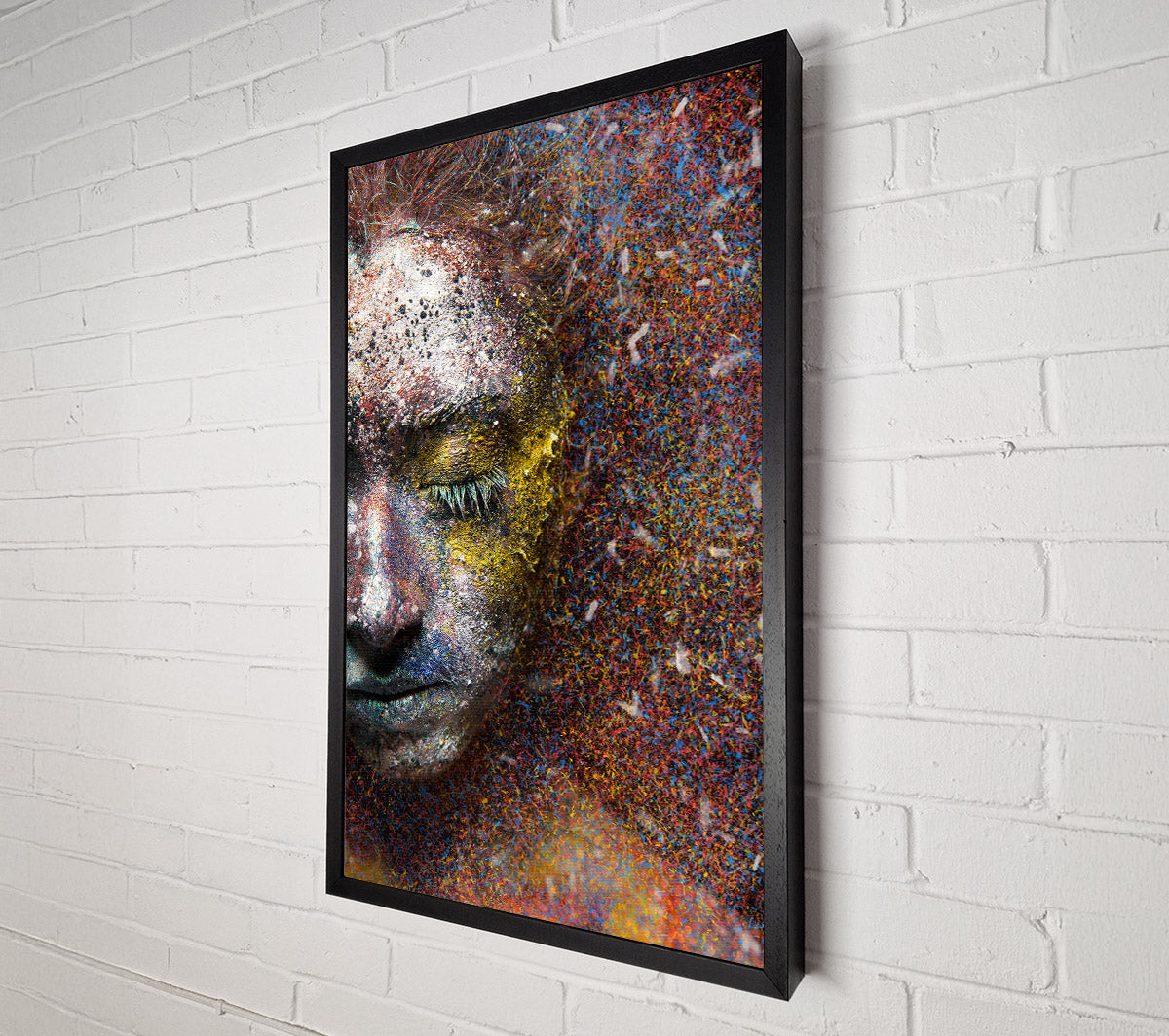 Rainbow Girl Canvas Wall Art
