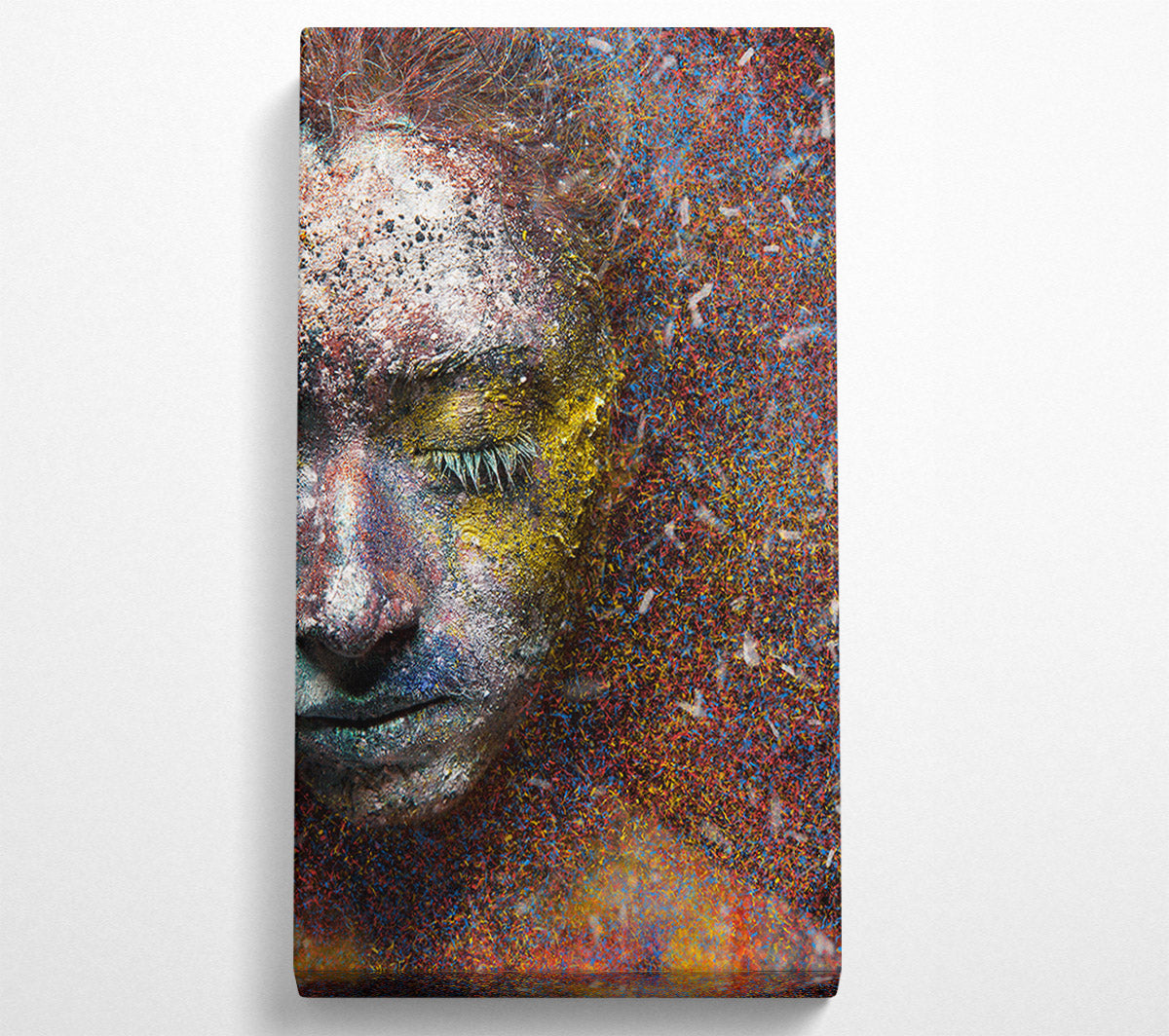 Rainbow Girl Canvas Wall Art