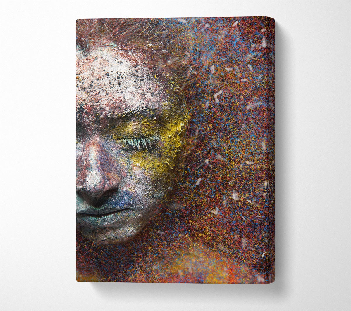 Rainbow Girl Canvas Wall Art