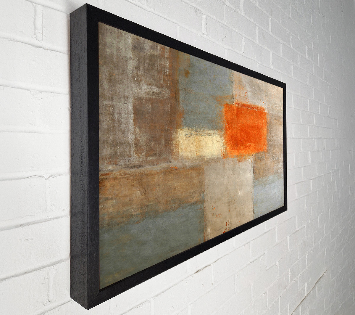 A Patch Of Orange Canvas Wall Art