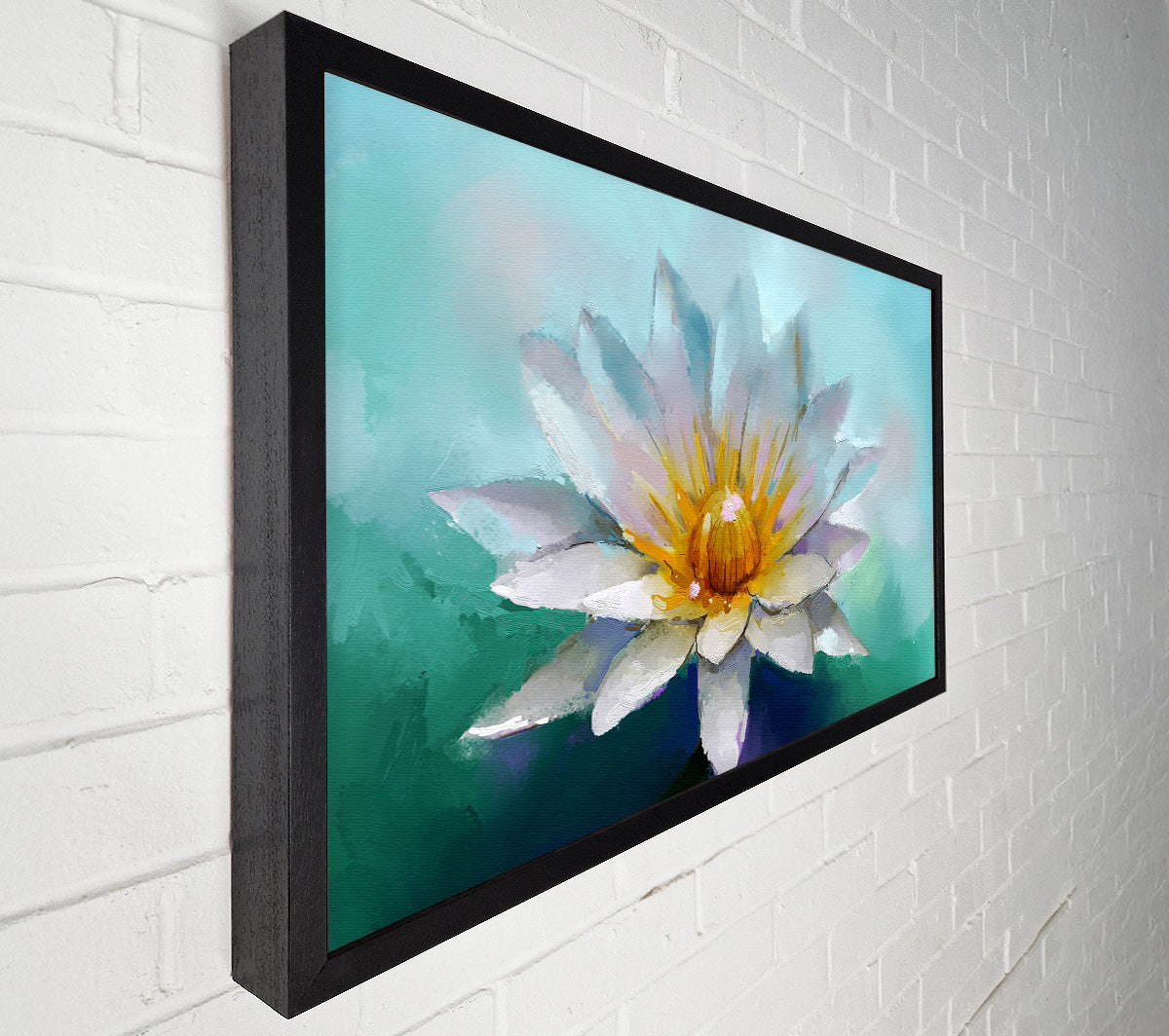 Water Lily Canvas Wall Art