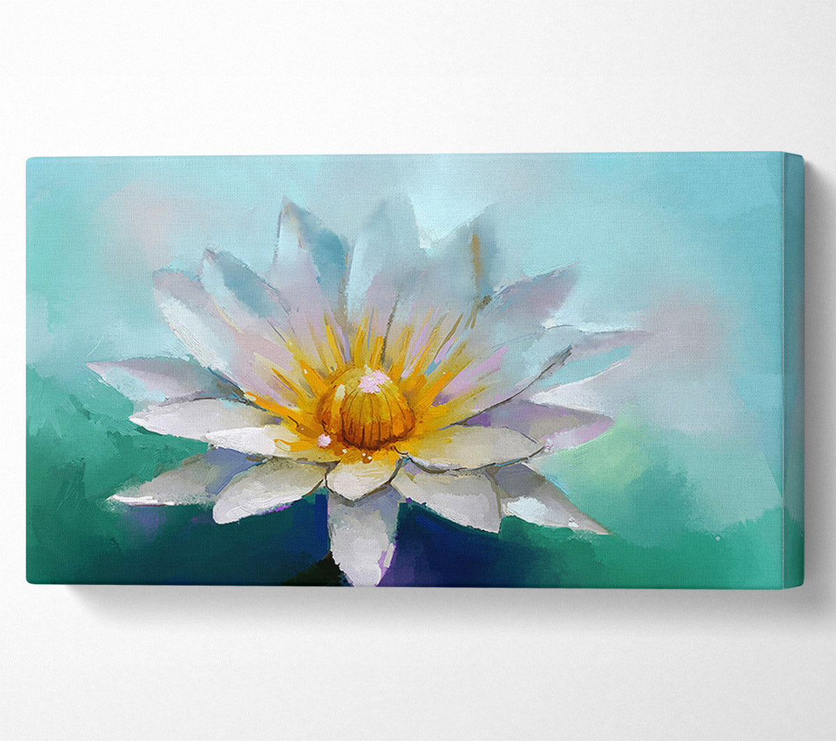 Water Lily Canvas Wall Art
