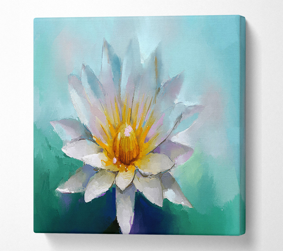 Water Lily Canvas Wall Art