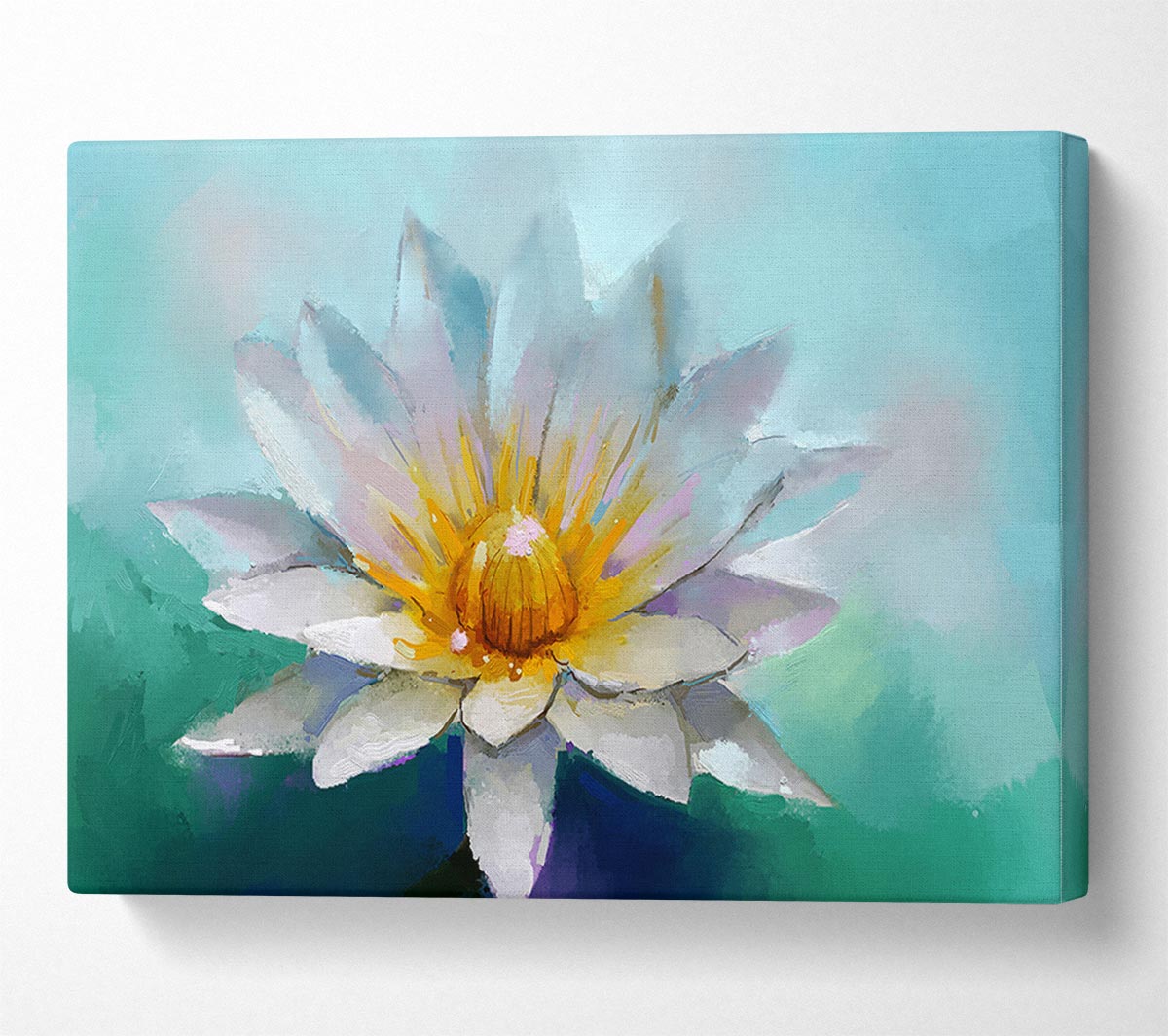 Water Lily Canvas Wall Art