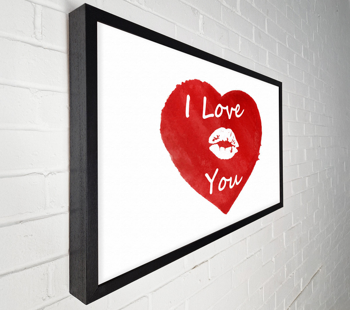 I Love You 2 Canvas Print