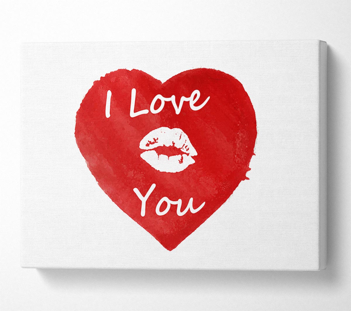 I Love You 2 Canvas Print