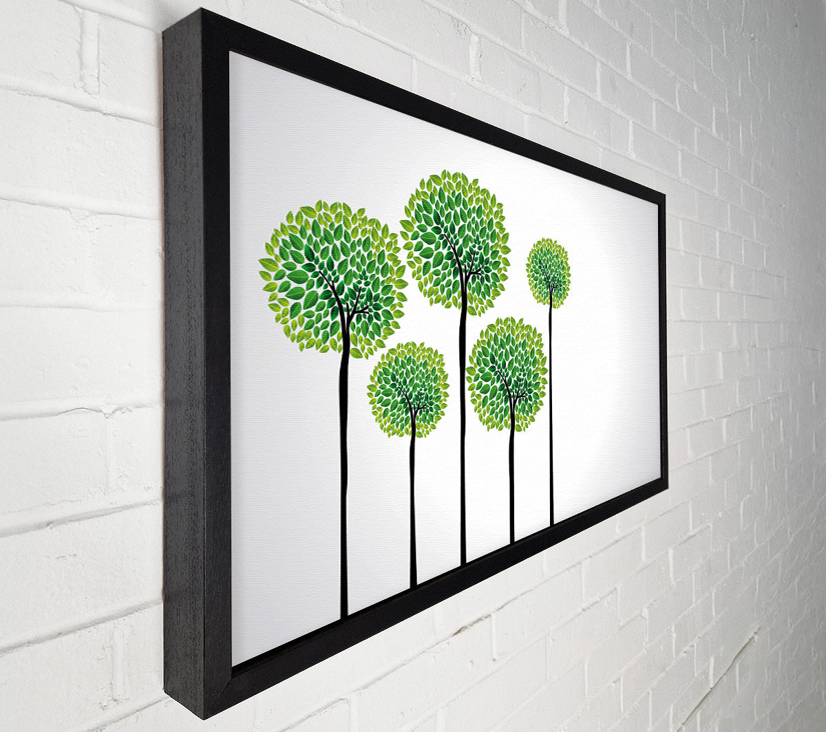 Abstract Trees Canvas Wall Art