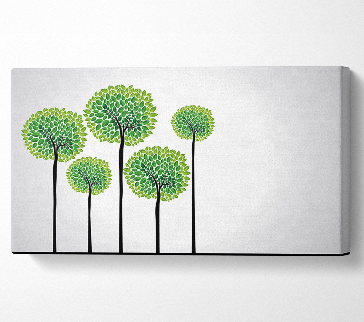 Abstract Trees Canvas Wall Art
