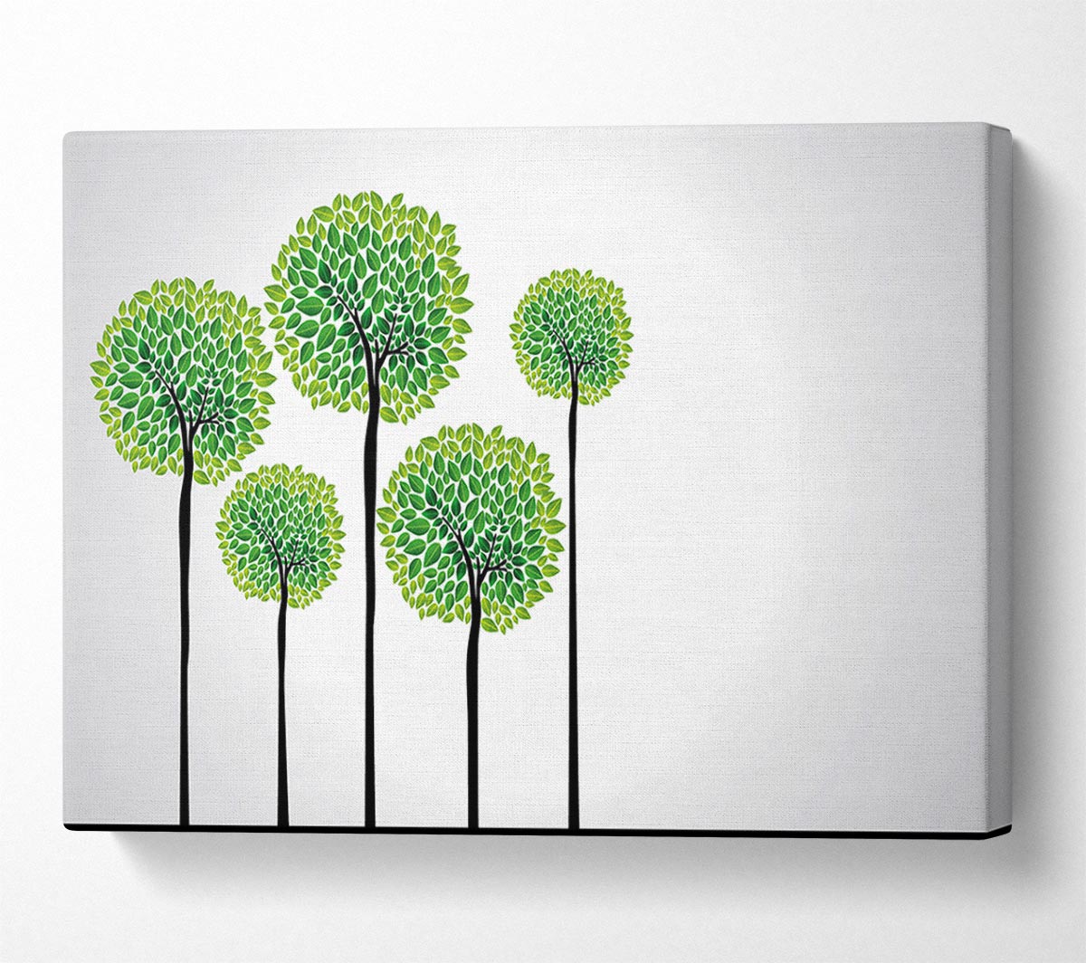 Abstract Trees Canvas Wall Art