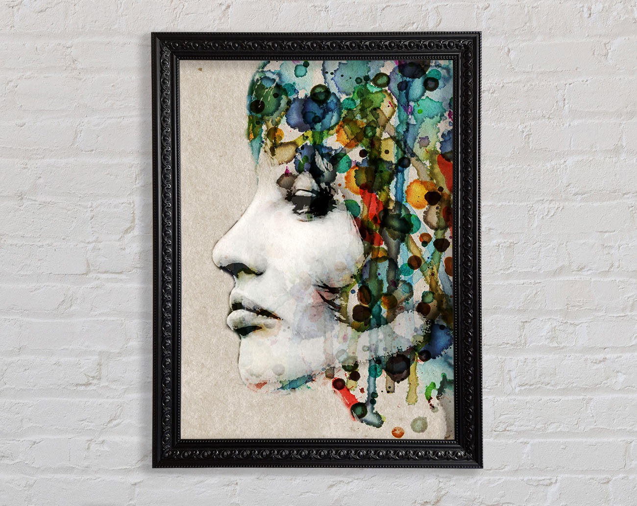 Vintage Woman Framed Print