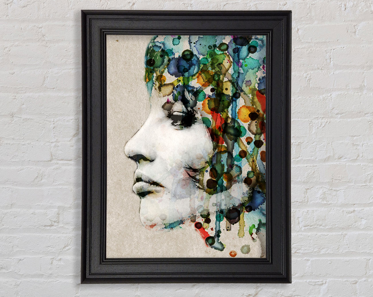 Vintage Woman Framed Print