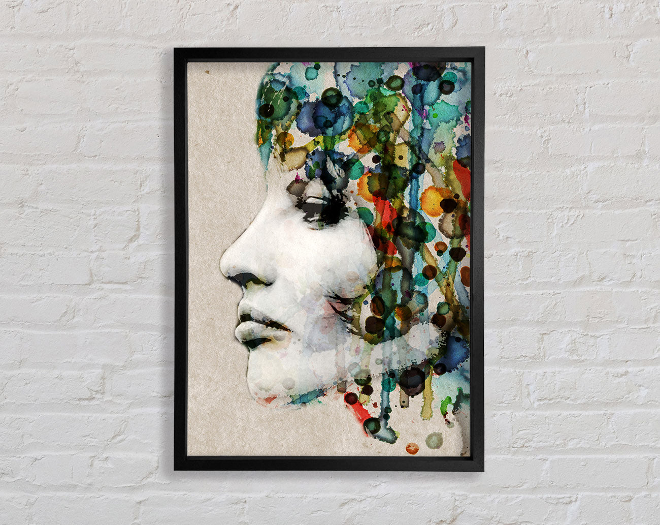 Vintage Woman Framed Print