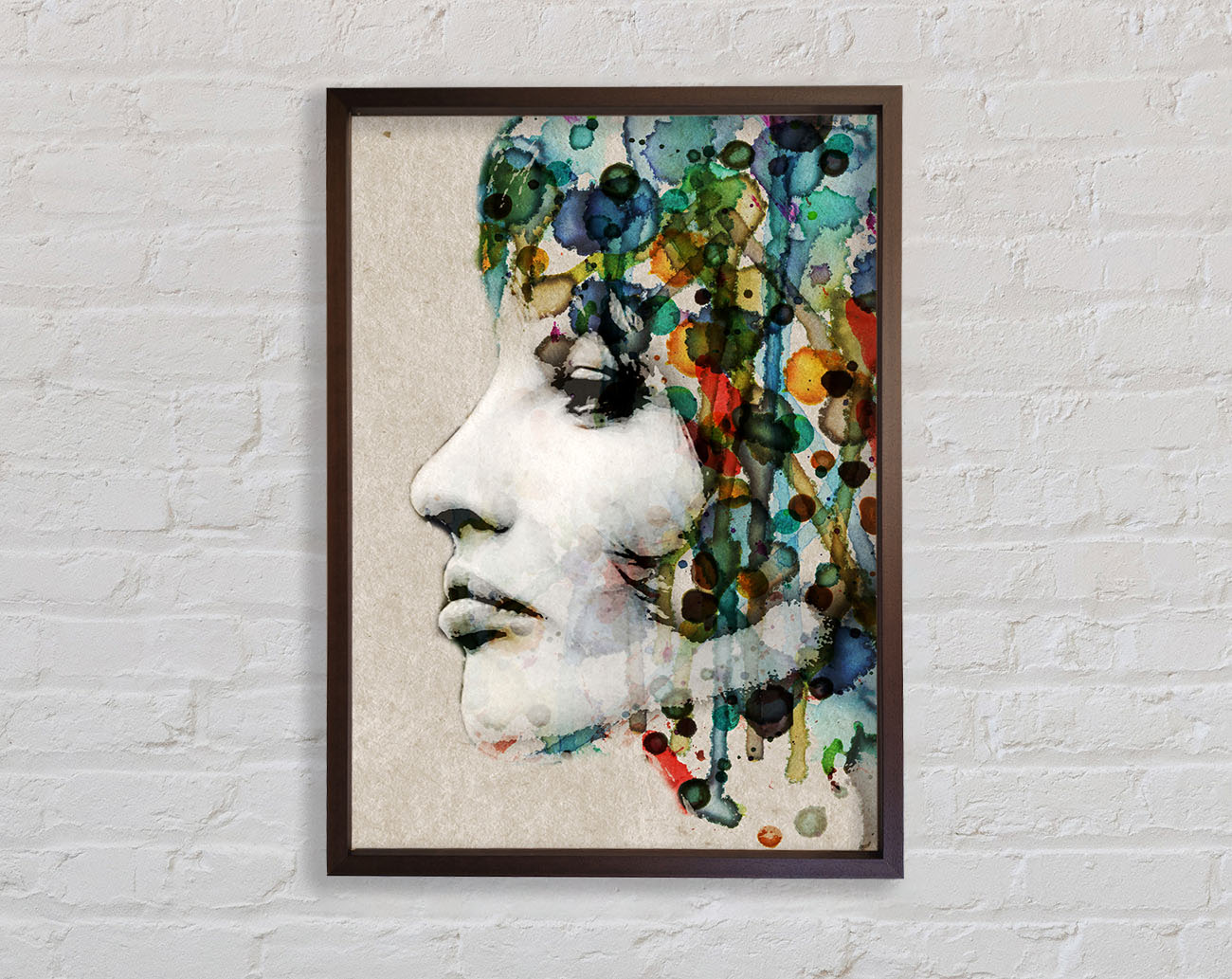 Vintage Woman Framed Print